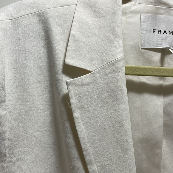 FRAME linen blend blazer - Picture 8 of 12